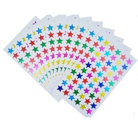 Star Stickers Planner Sticker Star Sticker Star Pattern Laser Glossy Kids Student Supplies 10 Sheet Set (Mixed Colors)