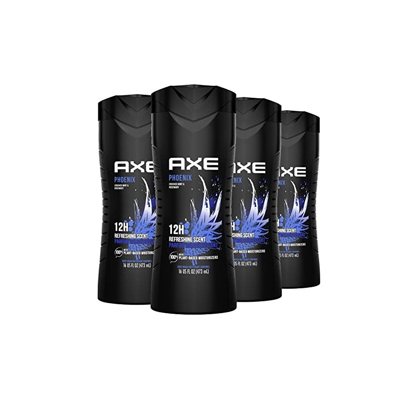 AXE Body Wash for Men, Phoenix, 16 Ounce (Pack of