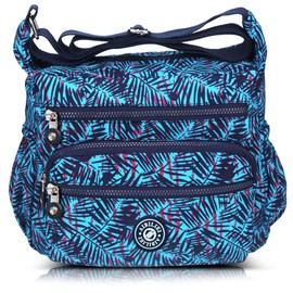 AIBILIEI Women Larger Bag Nylon Crossbody Bag Messenger Shoulder Handbag for Shopping Work Daily Use
