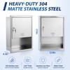 304 Stainless Steel Recessed Paper Towel Dispenser with Lock Commercial