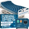 Lunderg Alternating Air Pressure Mattress Pad with Static Mode -