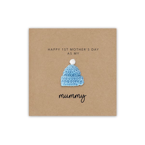 Happy 1st Mothers Day card, Simple First Mothers Card for