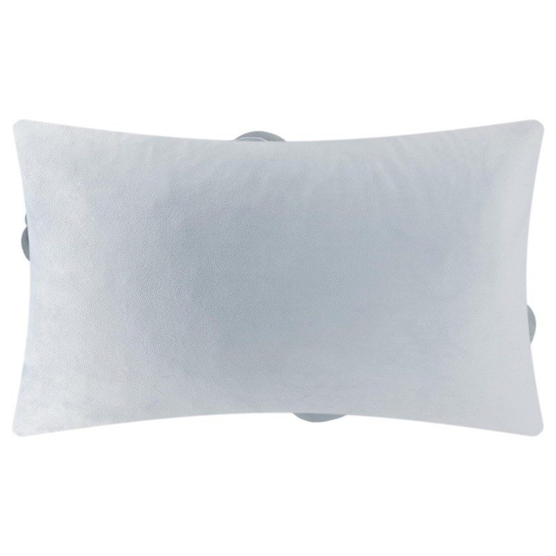 JWH Decorative 3D Rose Flowers Throw Pillow Cover Soft Velvet