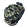 Survival Military Digital Watch,Outdoor Camping Survival Watch Multi Functional Bracelet