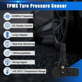 Pack of 4 Tyre Pressure Sensors Compatible with Mercedes Marco Polo W447 TPMS Compatible with RDKS Mercedes Vario 01/V-Class W447/Viano W639 A4479050500 A4479051704