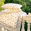 AOJIM Cherry Pattern Duvet Cover Set, 100% Cotton Cute Bedding