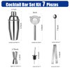 Cocktail Bar Set Kit 7 Piezas Utensilios de Bar Conjuntos