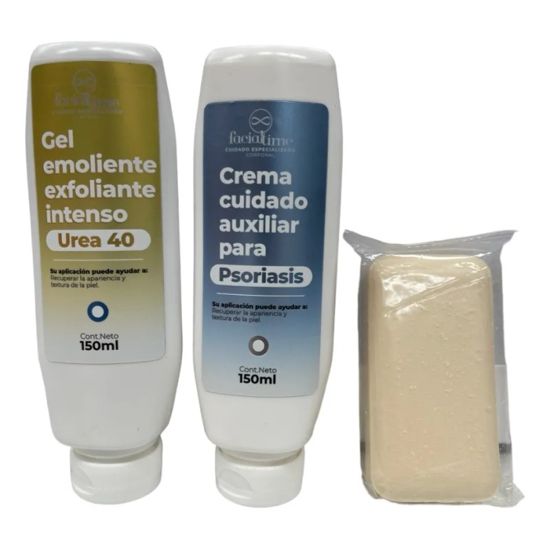 Psoriasis Crema 120ml Urea 40 De 120ml Jabon Alquitran Huya
