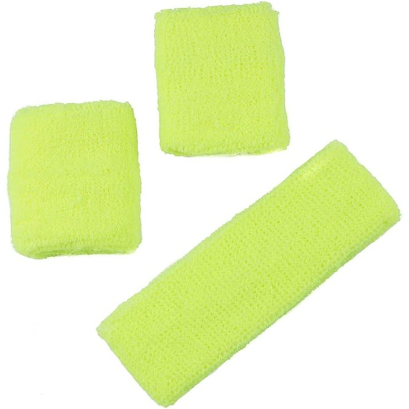 Mytoptrendz® Sweat Bands Set 3 pcs 1 Headband 2 Wristband