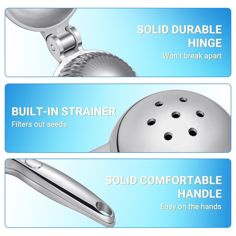 Lemon Squeezer, Sopito Lemon Juicer for Squeeze Limes and Citrus,