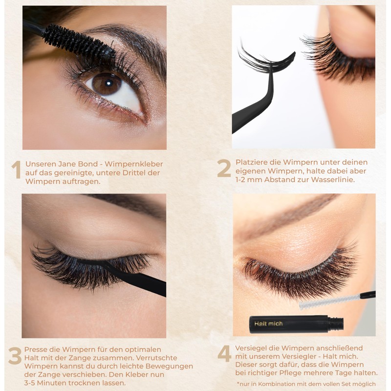 HYPNOTIC EYES Handmade Eyelash Extensions. 72 Individual Cluster Lashes. DIY