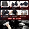 CHUSYYRAY Foldable Car Front Rear Window Windshield Sun Shade Shield