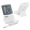 iKKEGOL Dual Sensor LCD Display Indoor Outdoor Digital Thermometer Hygrometer