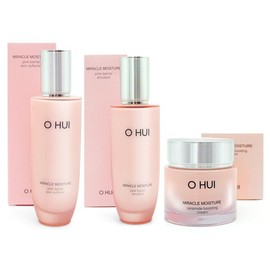 O HUI Miracle Moisture Pink Barrier 3-piece set (skin + lotion + cream) / 오휘  미라클 모이스처 핑크 베리어 3종 단품 세트(스킨+로션+크림)
