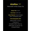 InoKraft 311 Spray Tip AtoMax Reversible Airless Spray Nozzles for