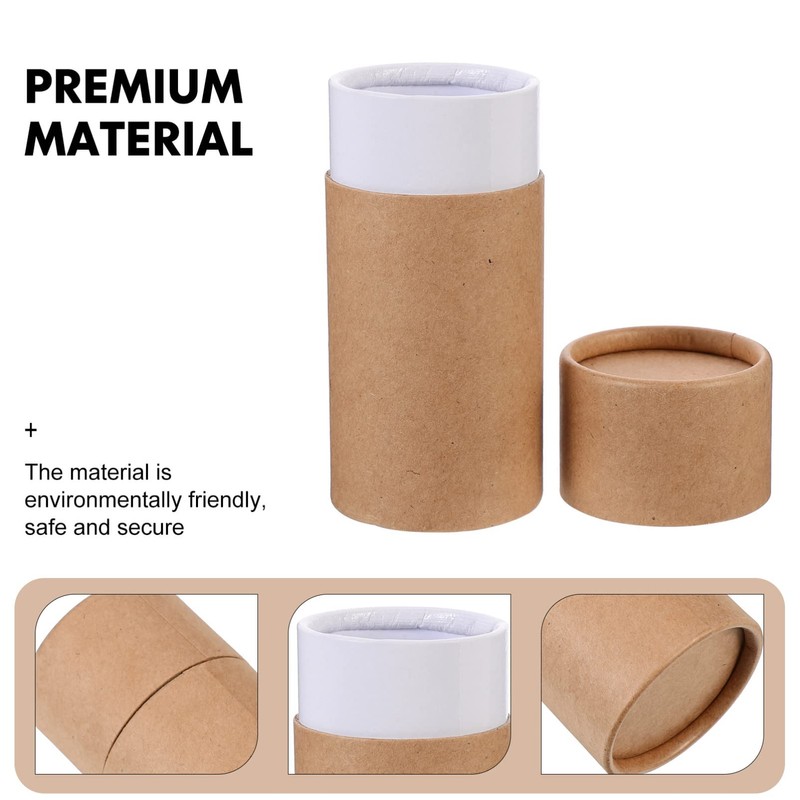 Beavorty Empty Kraft Paper Boxes for Essential Oils, 10 Pieces