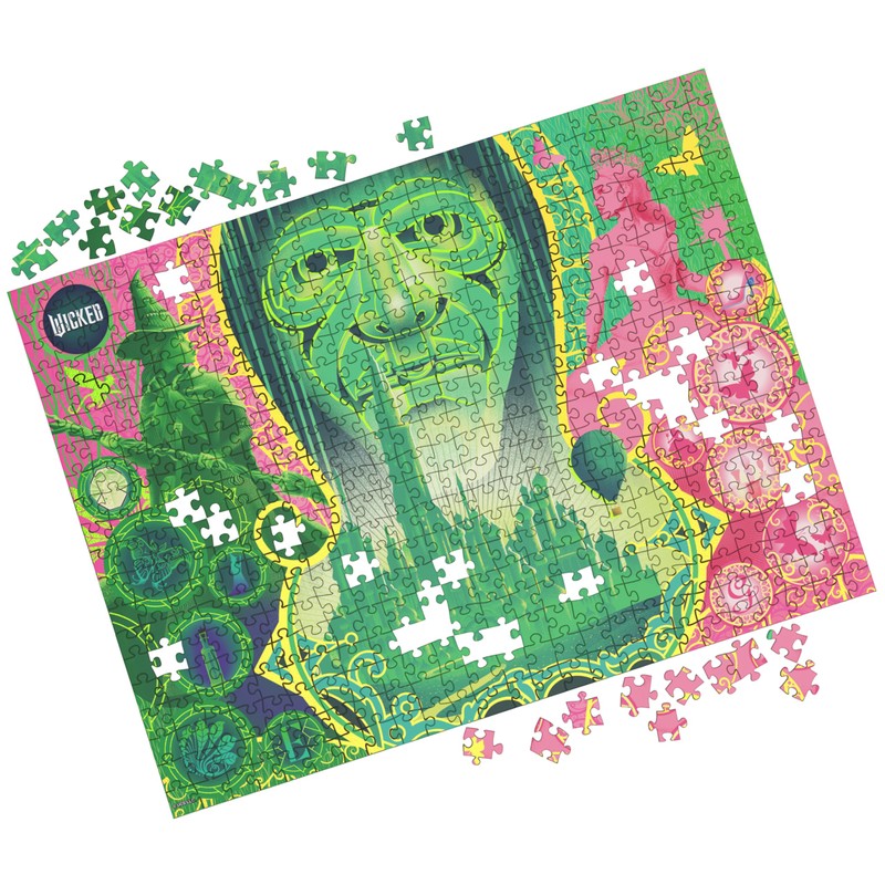Spin Master Games, Wicked Puzzle, 500 Pieces, Lenticular Puzzles for