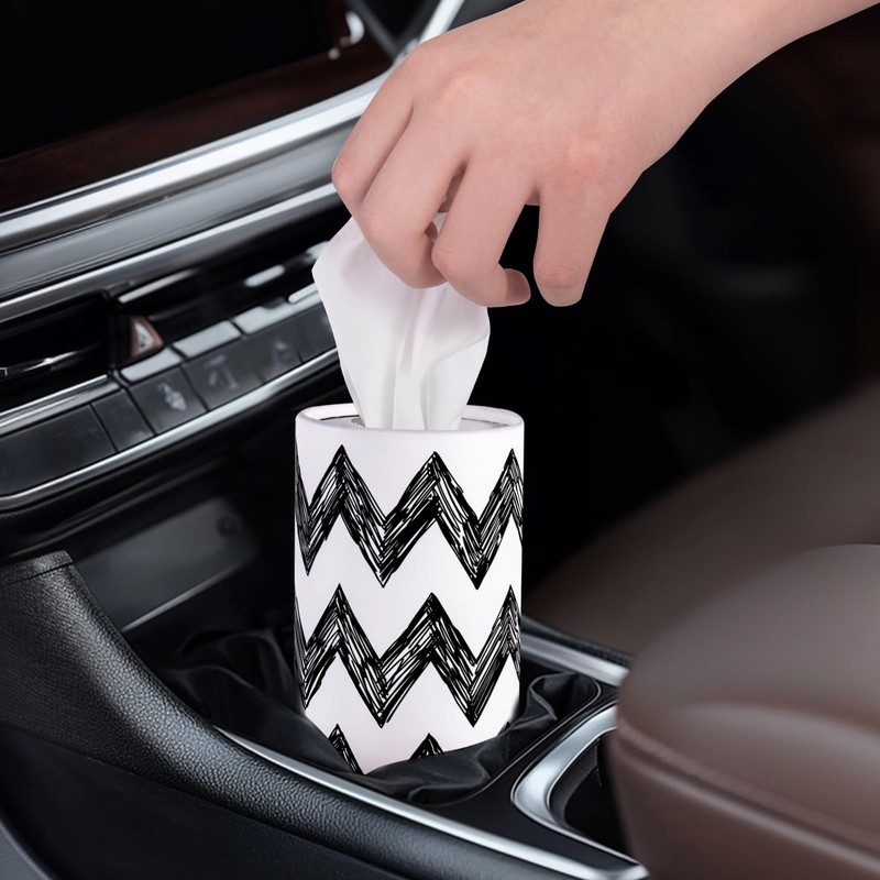 Car Tissues Holder with Facial Tissues, 4 Pack Car Tissues