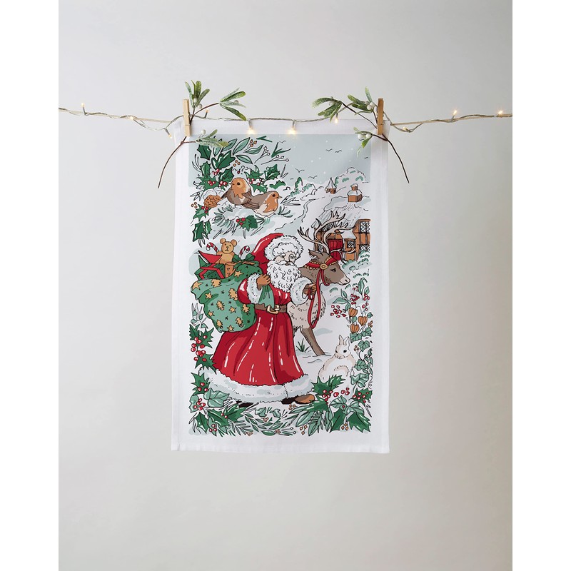 Ulster Weavers - Santa Claus Tea Towel (74 x 48cm)