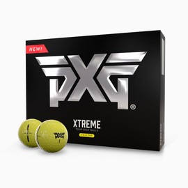 PXG Golf Balls Xtreme Tour Golf Ball Yellow 1 Dozen (12 Balls) GB-JP-DOZ-XTTR-YEL