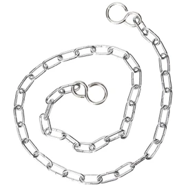 Merriway BH02253 Link Type Bath Chain with S Hook, 450mm (18 inch) - Chrome Plated
