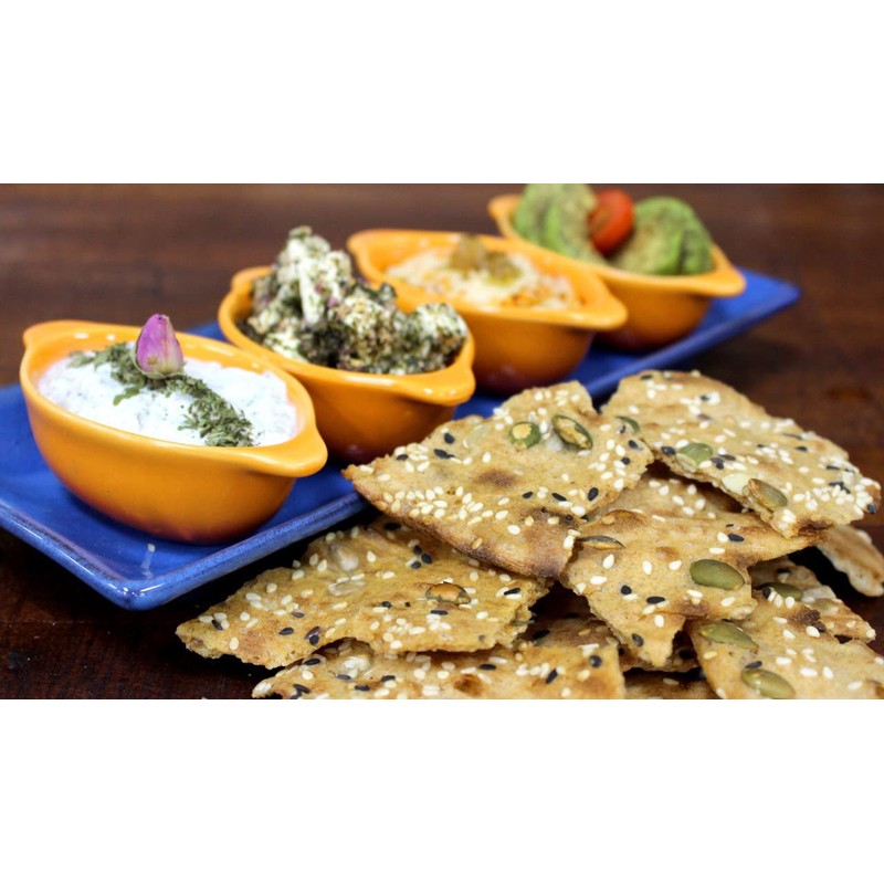 SunGak - Baked Multigrain Sangak Crackers, All Natural (7.02 oz)