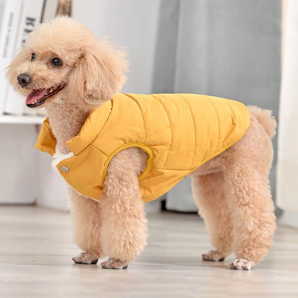 Small Dog Jacket Upgraded and Thickened Three-Layer,Small Dog Coat Windproof