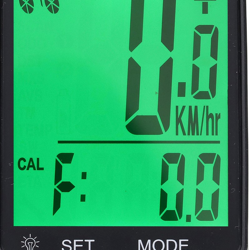 Bicycle Computer with Speed Cadence Sensor 2.8in LCD Display Bike