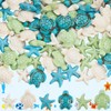 SUNNYCLUE 1 Box 120Pcs 6 Styles Turquoise Sea Turtle Beads