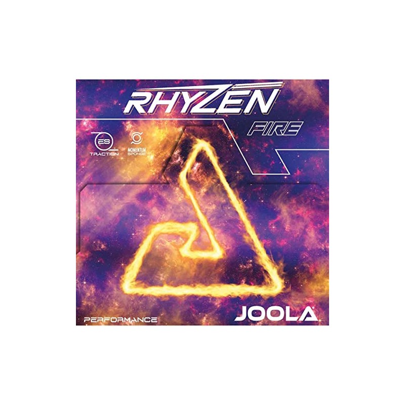 JOOLA Rhyzen Fire rubber, black, 2.3 mm