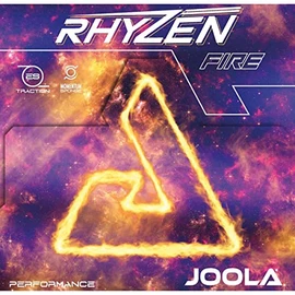 JOOLA Rhyzen Fire rubber, black, 2.3 mm
