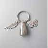 liduola Small Cremation Urn Keepsake Keychain for Ashes Mini Memorial