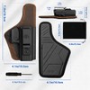 All Day Comfortable IWB Holster for Glock 19/19X (Gen 3-6)