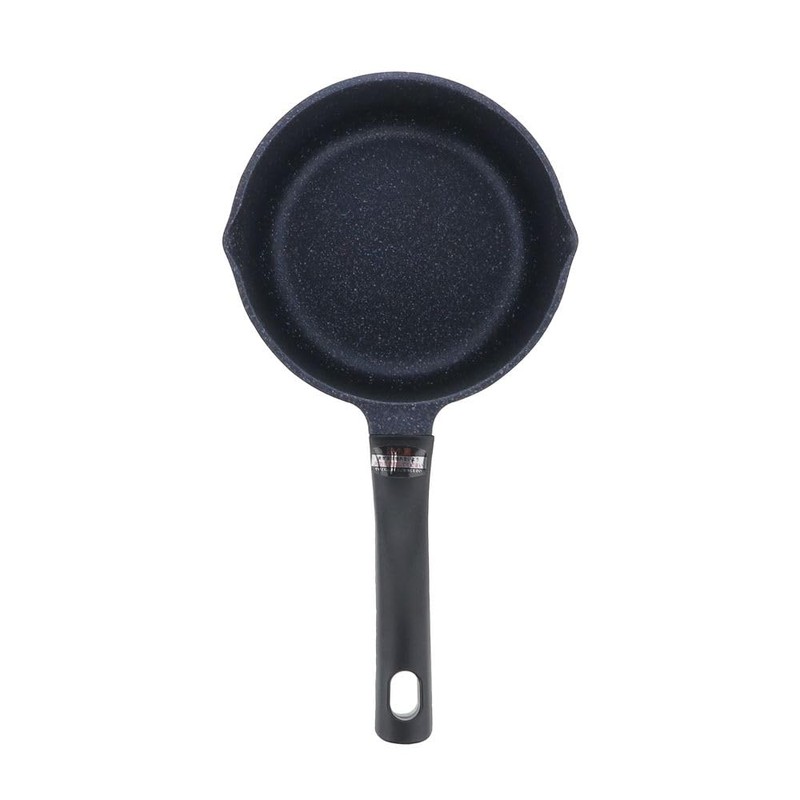 ベストコ ミニ 片手鍋 ミルクパン 14cm ガス火専用 ダイヤモンドコート マーブル ND-3522 イージーライト