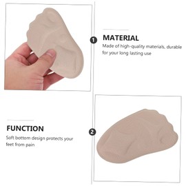 KOMBIUDA 3pairs Metatarsal Pads Soft Non- Insoles for High Heels Comfortable Foot Cushions for Breathable and Half Sole Inserts for Everyday Wear