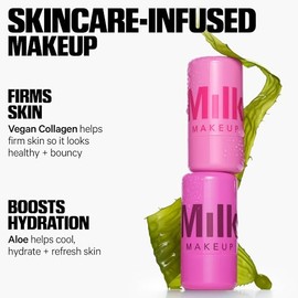 Milk Makeup- Tinte en gel refrescante con agua, Chill (rojo), 0,17 oz, tinte transparente para labios y mejillas, acabado en acuarela modulable