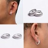 Small Silver Hoop Earrings for Women Men | Sterling Silver