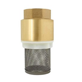 Check Valve with Filter for Pump 1/2 3/4 1 1-1/4 1-1/2 2 2-1/2 3 inch - Foot Valve Filter no Return Valve Foot Valve Strainer (3/4 inch)