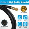 Boltigen 1/2'' ID Vacuum Refrigerant Hose, High Flow Black HVAC