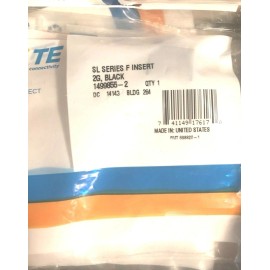 AMP TE Commscope Lot of 10) TE Commscope 1499855-2--   F-Type Coupler Insert AMP SL Series Black