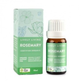 Lively Living Buy Lively Living Essential Oil Rosemary Organic 10ml Online