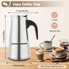 JUOPTGJ Coffee Machine Maker，Stainless Steel Coffee Machine Maker,Five-gear Temperature Adjustment