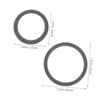 Hohopeti 1 set Stethoscope Ear Tip Replacement Set Grey Diaphragm