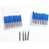 20pcs 10° 15° 20° 30° 3.175mm Carbide PCB Engraving Drill