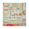 Stamperia International Stamperia-Mini Scrapbooking Pad-Christmas Patchwork, Green and Red, 8