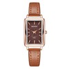 ALCENTIS - Women's Rectangular Watch - Quartz Movement - Leather