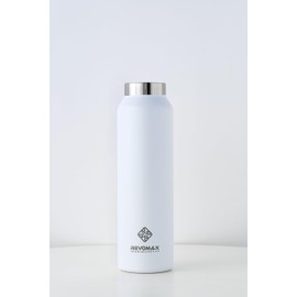 REVOMAX Official Cap Sold Separately, 16 oz (473 ml), Carbonation Compatible Stainless Steel Bottle, 18 Hours Heat Retention, 36 Hours Cold Retention, Vacuum Insulated, Water Bottle, Gift, RevoMax