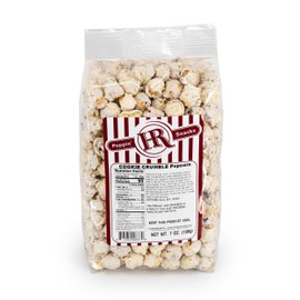 HR Poppin' Snacks Cookie Crumble Popcorn | Made in Small Batches | Party Popcorn | Cookies and Cream Popcorn | Ready to Eat | Sweet Treat | Popped Popcorn Snack | Made from Nebraska Corn