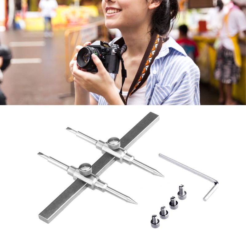 Camera Lens Spanner Wrench Double Headed Professional Stainless Steel Camera