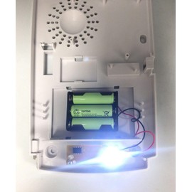 Dummy Alarm Box Blue or White Strobe Flashing LEDs with Blue Lens Long Lasting